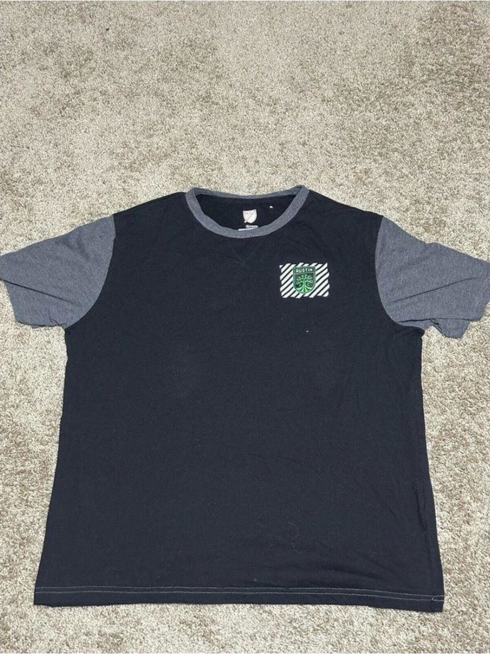 MLS Austin FC Men’s XL Grey and Black Shirt